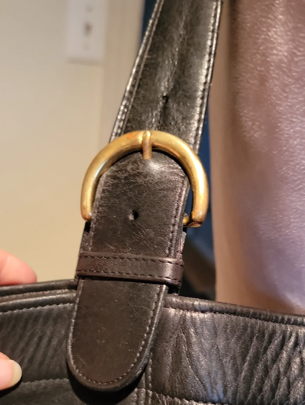 Vintage Coach Soho Classic Black Leather Hobo Tote Bag - Women - Picture 2 of 11